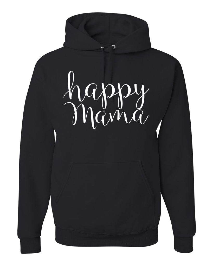 Black 'Happy mama" Hoodie - Us+Four